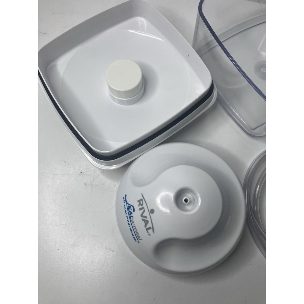 Rival Seal a Meal Vacuum Sealer Canister With Lid Food Storage Air Tight Pantry